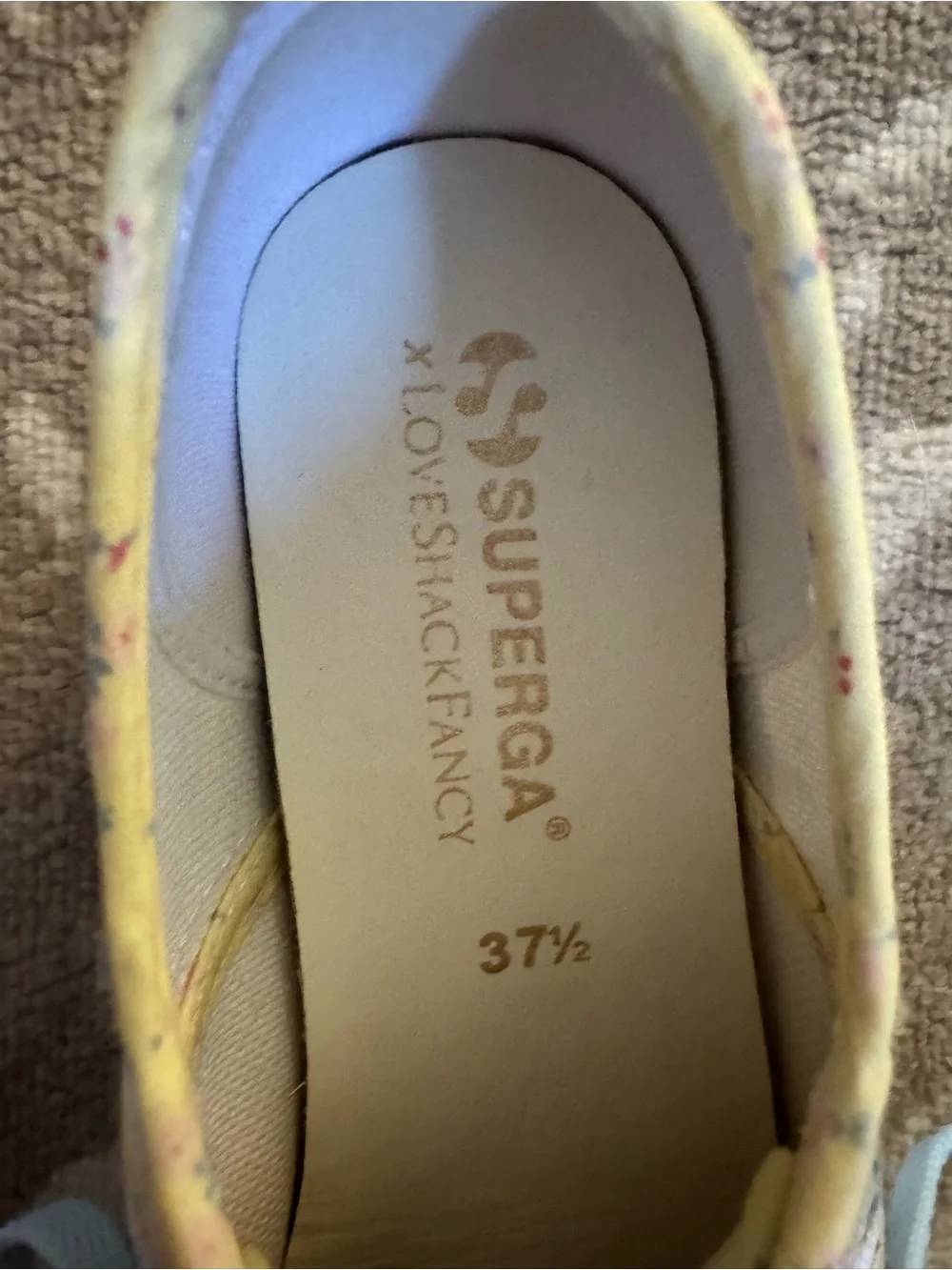 Superga Loveshack Fancy White Floral Canvas Sneakers